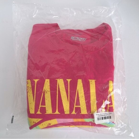 RetroKid, Nanalan Mona Crewneck Sweatshirt - Pink. Size: L. NWT (1633) - Picture 2 of 10